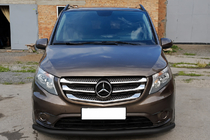 Mercedes Vito/V-class W447 2014- Frontschutzbügel ST008 Black (Edelstahl) Foto 1
