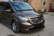 Mercedes Vito/V-class W447 2014- Frontschutzbügel ST008 Black (Edelstahl) Foto 3
