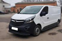 Opel Vivaro 2015-2019 Frontschutzbügel ST008 Schwarz (Edelstahl) Foto 2