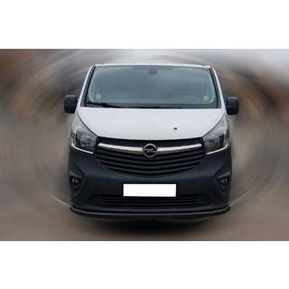 Frontschutzbügel ST008 Schwarz (Edelstahl) Fiat Talento 2016- Foto 1