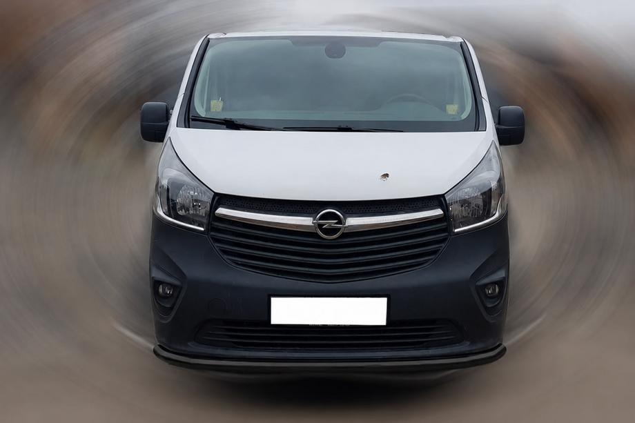 Fiat Talento 2016- Frontschutzbügel ST008 Schwarz (Edelstahl) Image
