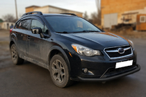 Subaru XV 2011-2017 Frontschutzbügel ST008 Schwarz (Edelstahl) Foto 2