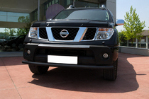 Nissan Navara 2006-2015 Frontschutzbügel ST008 Schwarz (Edelstahl) Foto 3