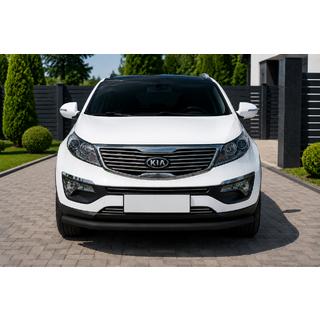 Frontschutzbügel ST008 Schwarz (Edelstahl) Kia Sportage 2010-2015