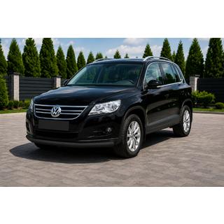 Frontschutzbügel ST008 Schwarz (Edelstahl) Volkswagen Tiguan 2007-2016
