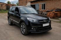 Chery Tiggo 3 2005- Frontschutzbügel ST008 Schwarz (Edelstahl) Foto 3