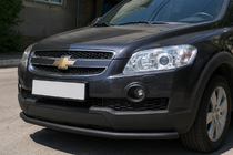 Chevrolet Captiva 2006-2019 Frontschutzbügel ST008 Schwarz (Edelstahl) Foto 1