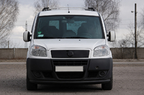 Fiat Doblo I 2001-2005 Frontschutzbügel ST008 Schwarz (Edelstahl) Foto 2