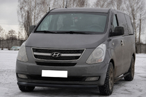Hyundai H300, H1, Starex 2008-2020 Frontschutzbügel ST008 Schwarz (Edelstahl) Foto 3