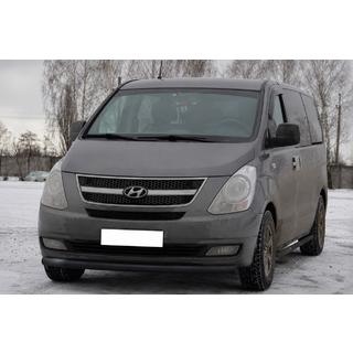 Frontschutzbügel ST008 Schwarz (Edelstahl) Hyundai H300, H1, Starex 2008-2020 Foto 3