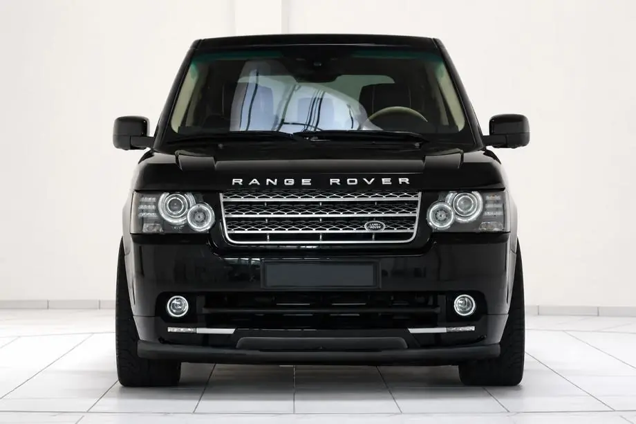 Range Rover III L322 2002-2012 Frontschutzbügel ST008 Schwarz (Edelstahl) Image