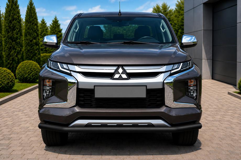 Mitsubishi L200 2015-2024 Frontschutzbügel ST008 Schwarz (Edelstahl) Foto 1