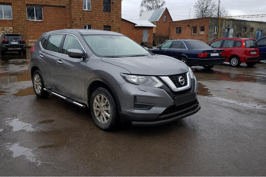 Nissan X-trail T32/Rogue 2014-2021 Frontschutzbügel ST008 Schwarz (Edelstahl) Foto 4