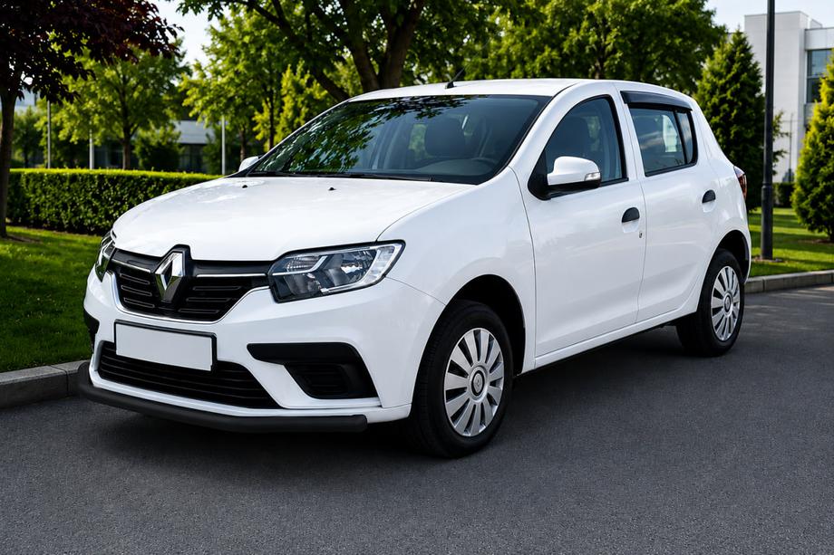 Renault Sandero 2013-2022 Frontschutzbügel ST008 Schwarz (Edelstahl) Image
