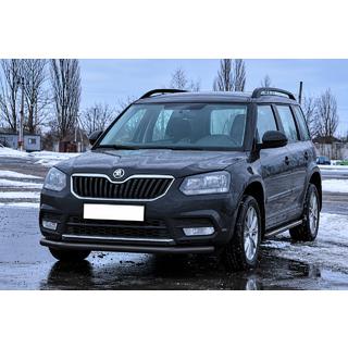 Frontschutzbügel ST008 Schwarz (Edelstahl) Skoda Yeti 2009-2017 Foto 2