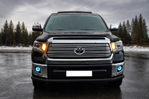Toyota Tundra 2007-2021 Frontschutzbügel ST008 Schwarz (Edelstahl) Foto 1