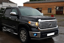 Toyota Tundra 2007-2021 Frontschutzbügel ST008 Schwarz (Edelstahl) Foto 3