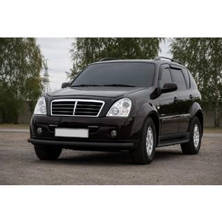 Frontschutzbügel ST008 Schwarz (Edelstahl) SsangYong Rexton I 2001-2017 Foto 1