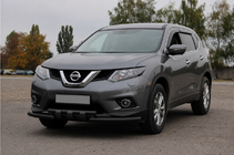 Nissan X-trail T32/Rogue 2014-2021 Frontschutz ST009-15 Black (Edelstahl) Foto 2
