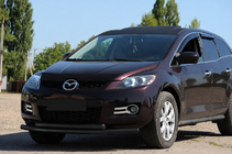 Mazda CX-7 2006-2012 Frontschutzbügel ST014 Schwarz (Edelstahl) Foto 1
