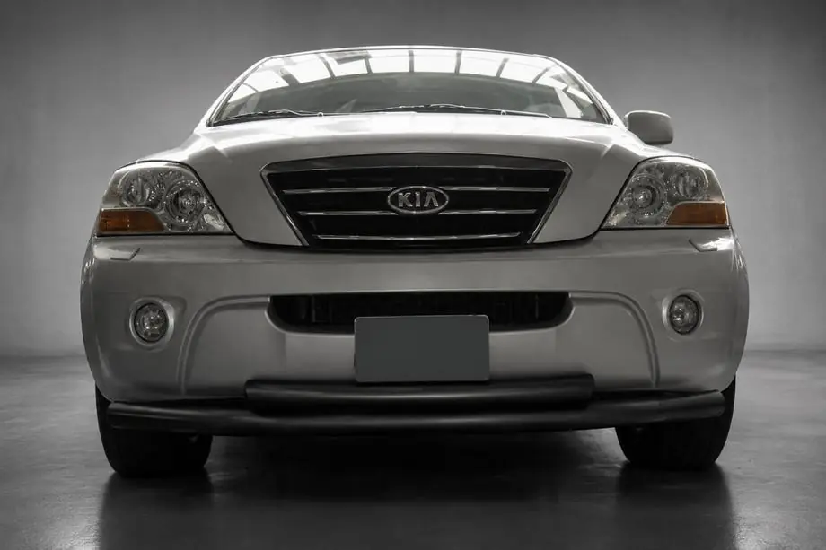 Kia Sorento I BL 2002-2009 Frontschutzbügel ST014 Schwarz (Edelstahl) Image
