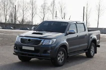 Toyota Hilux 2006-2015 Frontschutzbügel ST014 Schwarz (Edelstahl) Foto 2