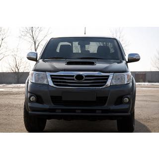 Frontschutzbügel ST014 Schwarz (Edelstahl) Toyota Hilux 2006-2015 Foto 1