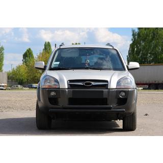 Frontschutzbügel ST014 Schwarz (Edelstahl) Hyundai Tucson JM 2004- Foto 1