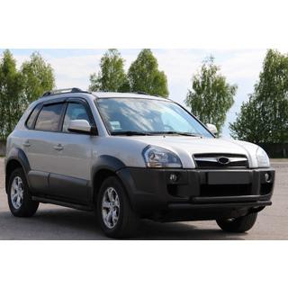 Frontschutzbügel ST014 Schwarz (Edelstahl) Hyundai Tucson JM 2004- Foto 2