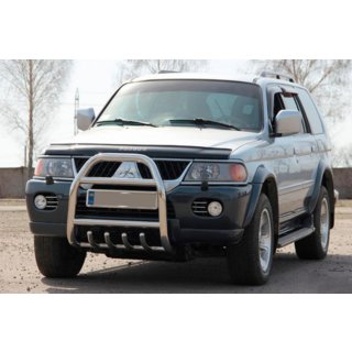 Frontbügel QT007 (Edelstahl) Mitsubishi Pajero Sport 1996-2007 Foto 3