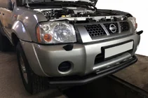 Nissan NP300 1999-2015 Frontschutzbügel ST014 Black (Edelstahl) Foto 1
