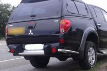 Mitsubishi L200 2006-2015 Hintere Eckschutzrohre AK003 (2 Stk., Edelstahl) Foto 3