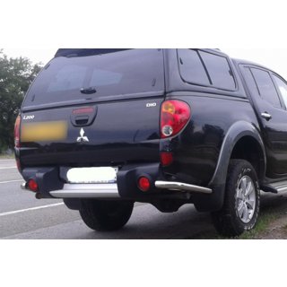 Hintere Eckschutzrohre AK003 (2 Stk., Edelstahl) Mitsubishi L200 2006-2015 Foto 3