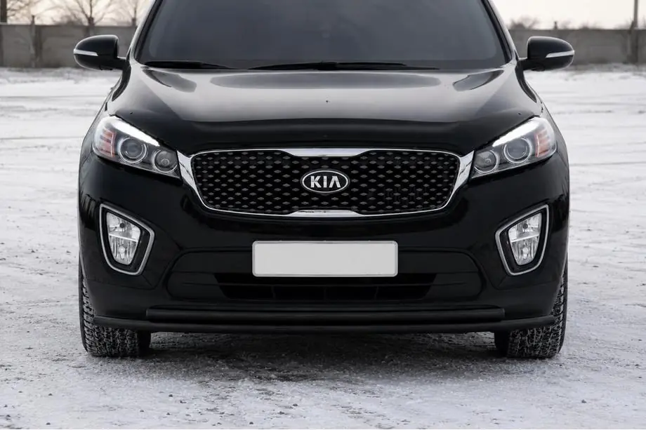 Kia Sorento III UM 2014-2020 Frontschutzbügel ST014 60/42 mm Black (Edelstahl) Foto 4