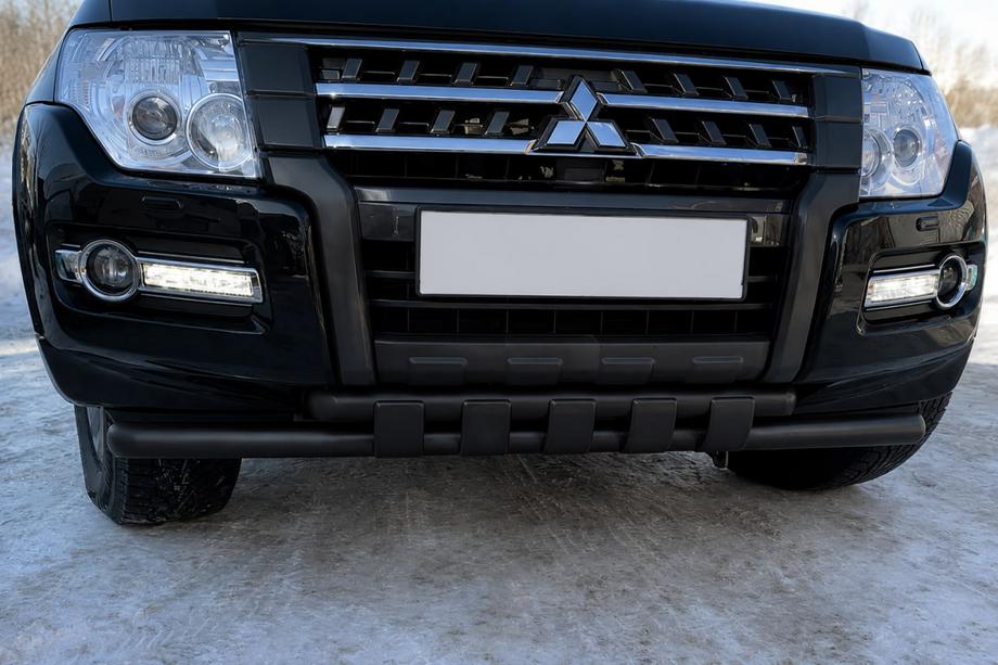 Mitsubishi Pajero Wagon IV 2006-2021 Frontschutzbügel ST015 Black (Edelstahl) Foto 1