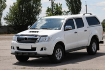 Toyota Hilux 2006-2015 Frontschutzbügel ST015 Black (Edelstahl) Foto 2
