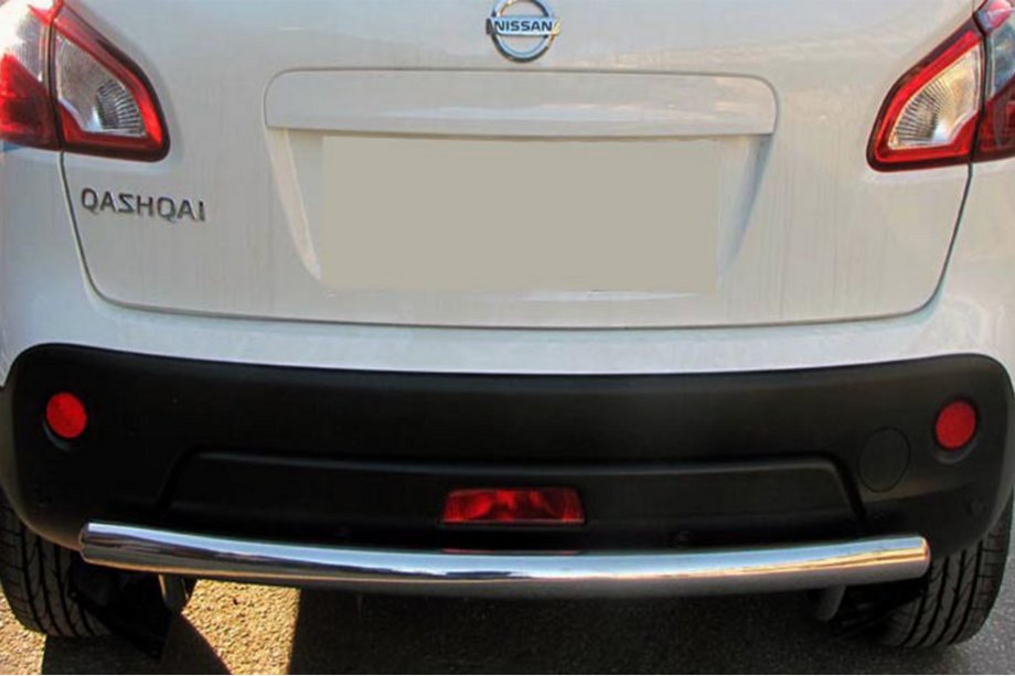 Nissan Qashqai 2007-2010 Heckbügel gerade (Edelstahl) Image