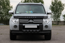 Mitsubishi Pajero Wagon III 1999-2006 Frontschutzbügel ST015 Black (Edelstahl) Foto 2