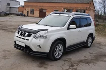 Nissan X-trail T31 2007-2014 Frontschutzbügel ST015 Black (Edelstahl) Foto 2