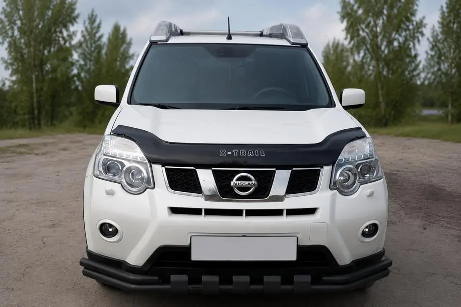 Nissan X-trail T31 2007-2014 Frontschutzbügel ST015 Black (Edelstahl) Image