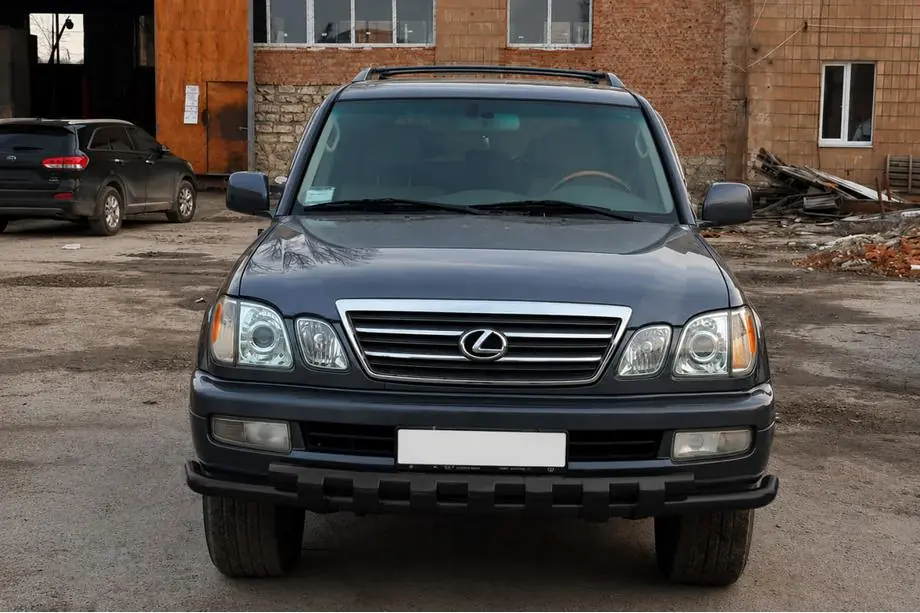 Lexus LX470 1998-2007 Frontschutzbügel ST015 Black (Edelstahl) Image