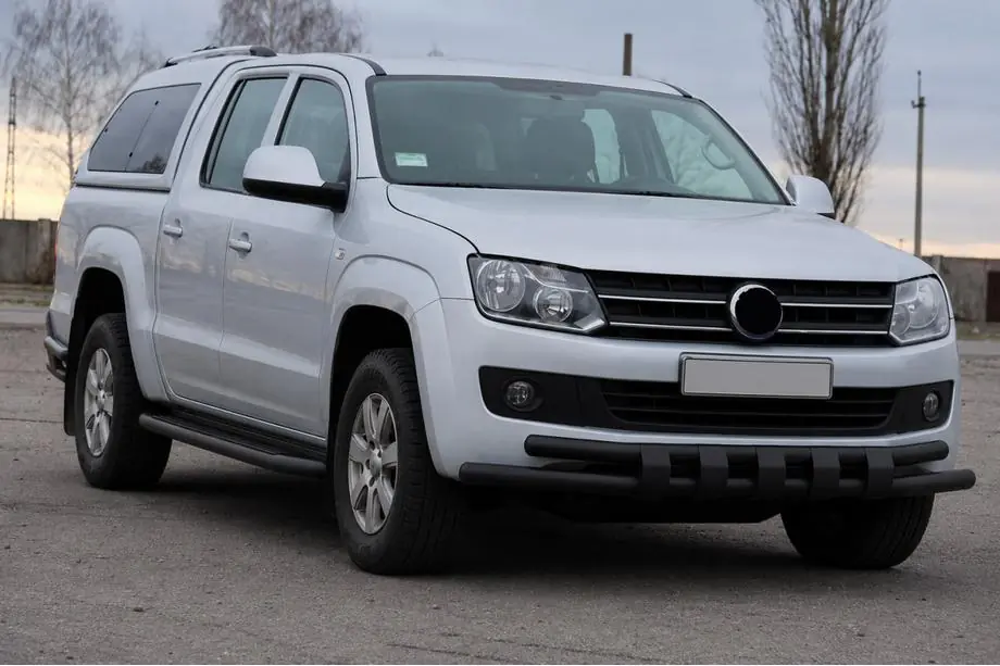 Volkswagen Amarok 2010-2022 Frontschutzbügel ST015 Black (Edelstahl) Foto 3