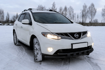 Nissan Murano 2008-2014 Frontschutzbügel ST015 Black (Edelstahl) Foto 1