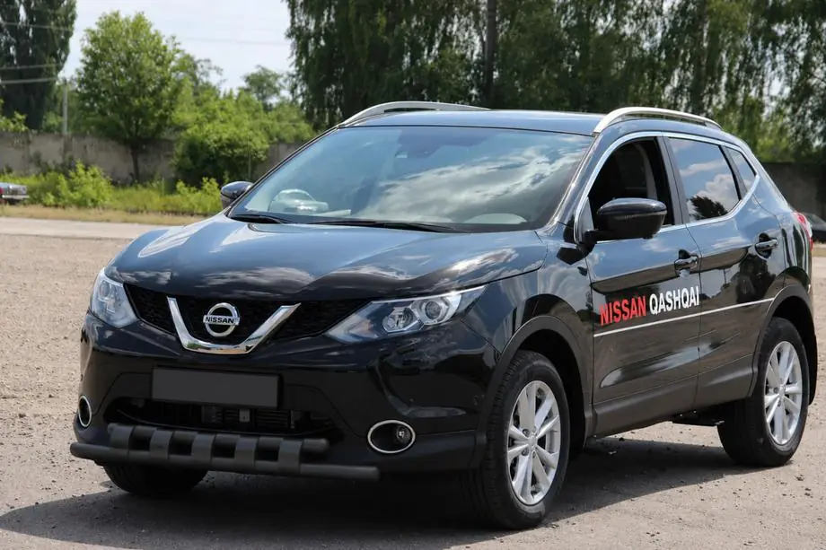 Nissan Qashqai 2007-2010 Frontschutzbügel ST015 Black (Edelstahl) Foto 1