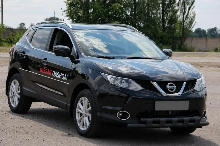Nissan Qashqai 2007-2010 Frontschutzbügel ST015 Black (Edelstahl) Foto 3