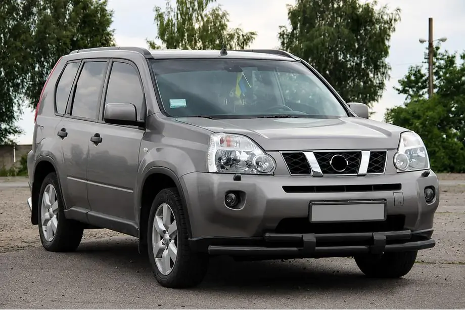 Nissan X-trail T31 2007-2014 Frontschutzbügel ST015/2 Black (Edelstahl) Image