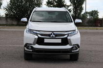 Mitsubishi Pajero Sport 2015- Frontschutzbügel ST016 Black (Edelstahl) Foto 3