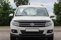 Volkswagen Tiguan 2007-2016 Frontschutzbügel ST016 Black (Edelstahl) Foto 1