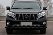Toyota Land Cruiser Prado 150 2009-2023 Frontschutzbügel ST016-2 Black (Edelstahl) Foto 1
