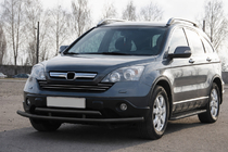 Honda CRV 2007-2011 Frontschutzbügel ST018 Black (Edelstahl) Foto 2